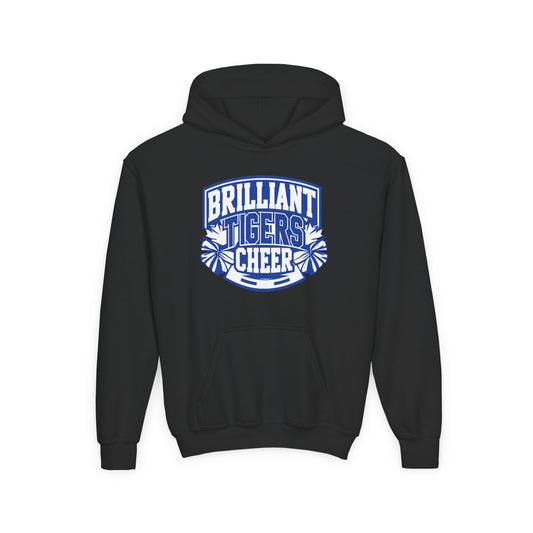 Youth Hoodie Sweatshirt \ Brilliant Tigers Cheer \ BTC1