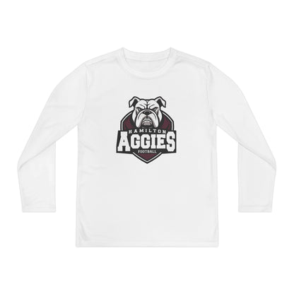 Youth Long Sleeve Tee \ Hamilton Aggies Football \ HAF2