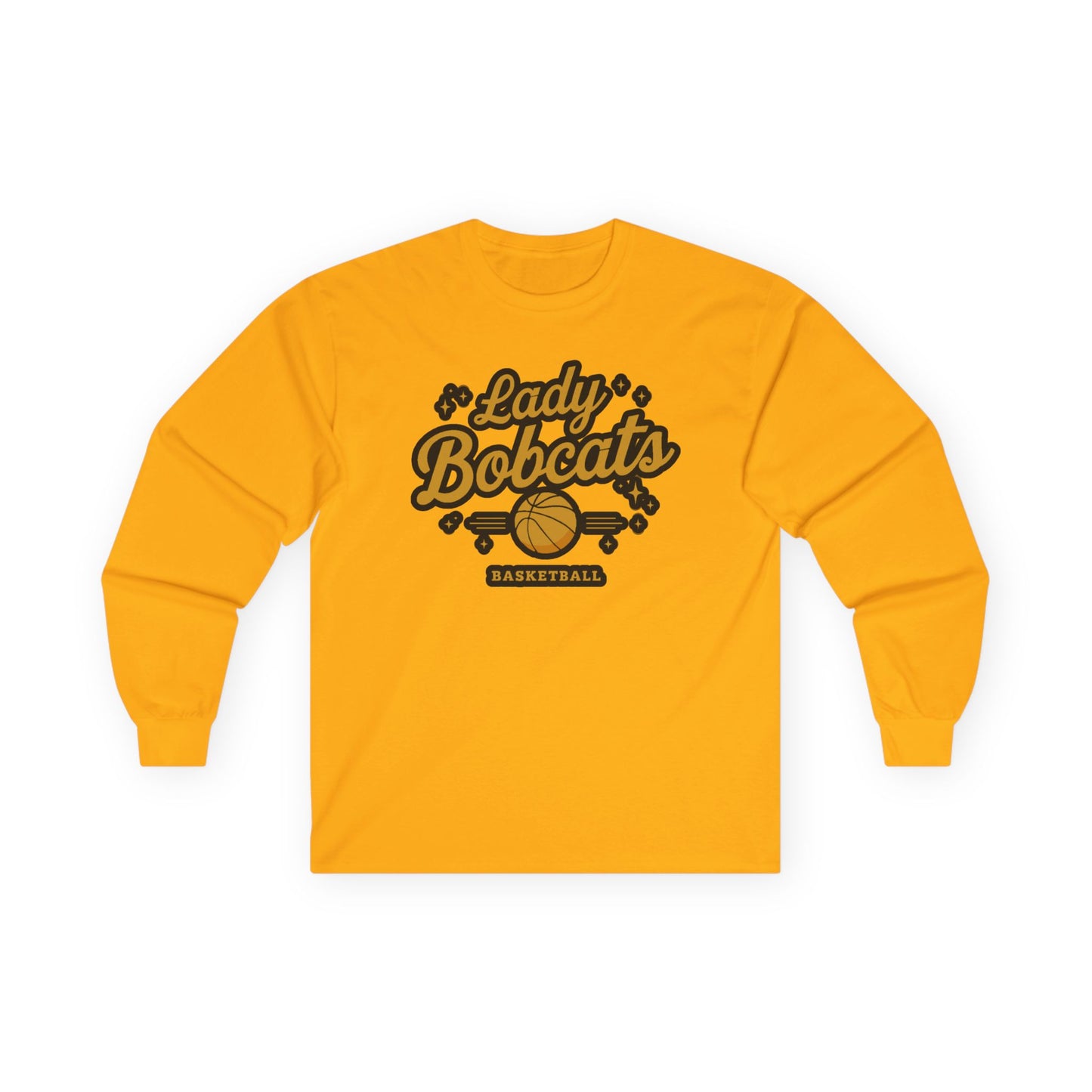 Adult Long Sleeve Tee \ Phil Campbell Bobcats Basketball \ PCBBKG2