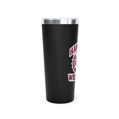 22oz Copper Insulated Tumbler \ Hamilton Aggies Wrestling \ HAW2