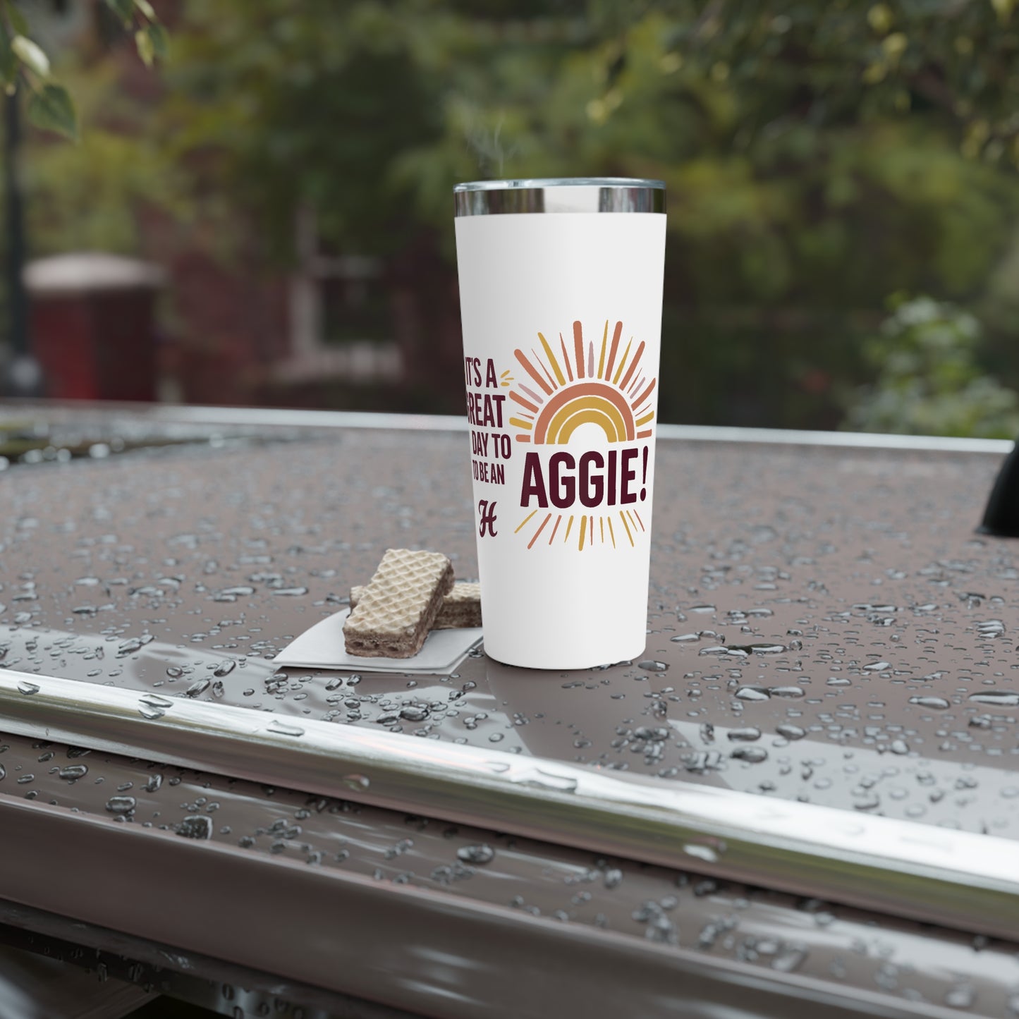 22oz Copper Insulated Tumbler \ It's a Great Day to be an Aggie! \ GDA1