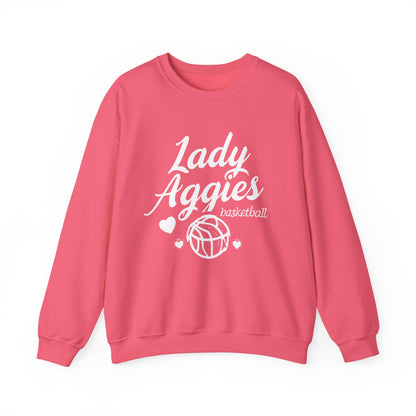 Adult Crewneck Sweatshirt \ Hamilton Aggies Basketball \ HABKG2