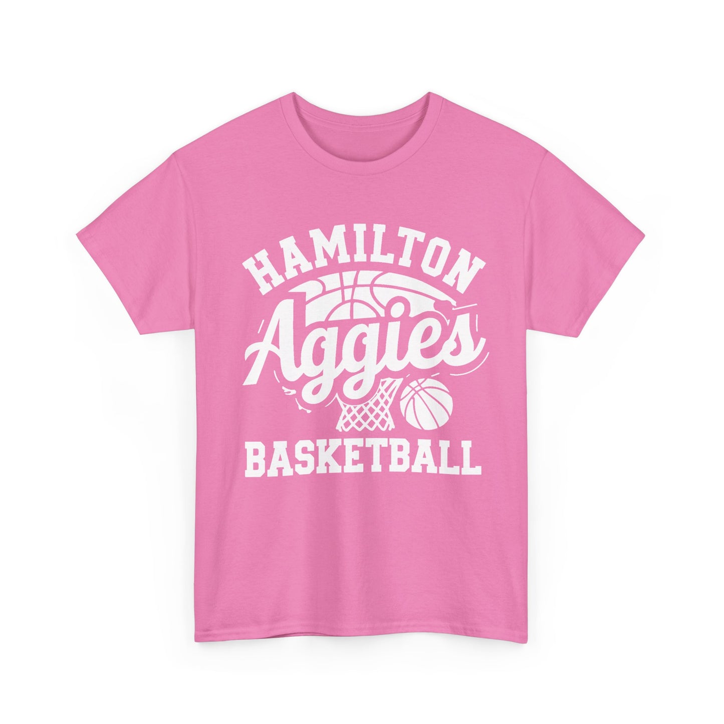 Adult Tee \ Hamilton Aggies Basketball \ HABKG1
