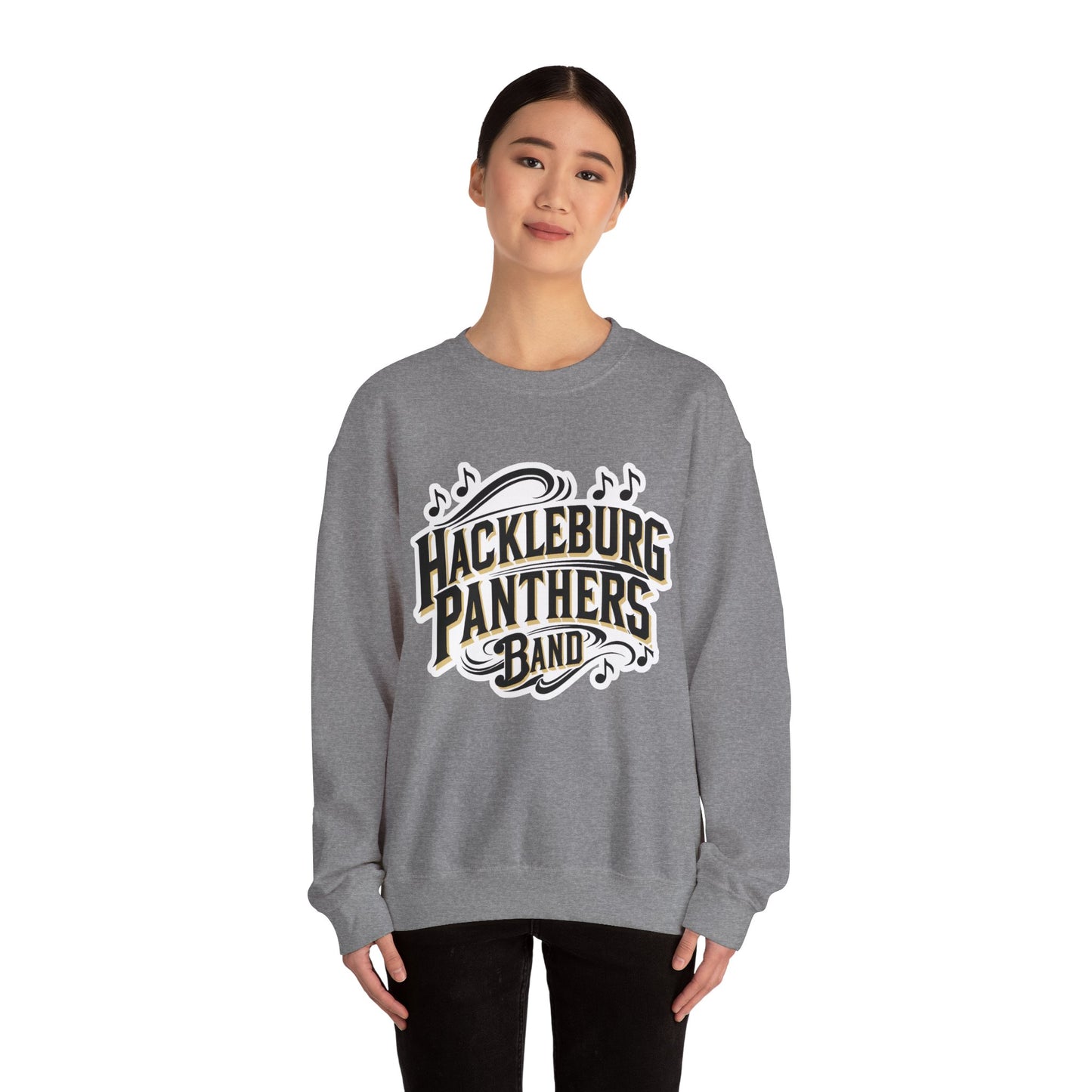 Adult Crewneck Sweatshirt \ Hackleburg Panthers Band \ HPB1