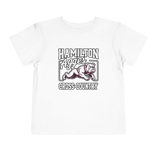 Toddler Tee \ Hamilton Aggies Cross-Country \ HCC2