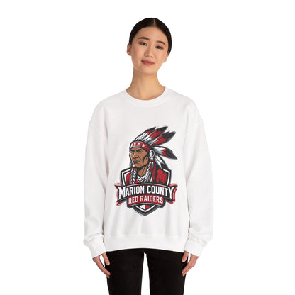 Adult Crewneck Sweatshirt \ Marion County Red Raiders \ MC2