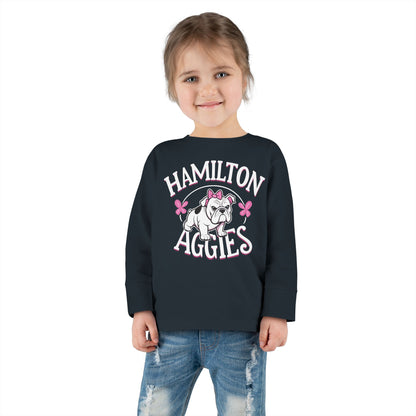 Toddler Long Sleeve Tee \ Hamilton Aggies \ HAG4
