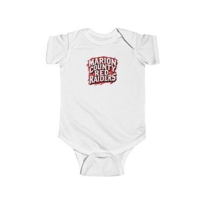 Short Sleeve Baby Bodysuit \ Marion County Red Raiders \ MC1