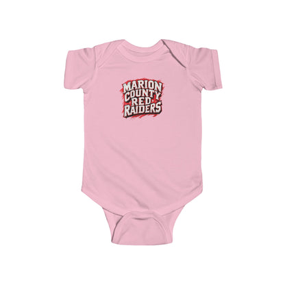 Short Sleeve Baby Bodysuit \ Marion County Red Raiders \ MC1