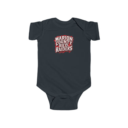 Short Sleeve Baby Bodysuit \ Marion County Red Raiders \ MC1