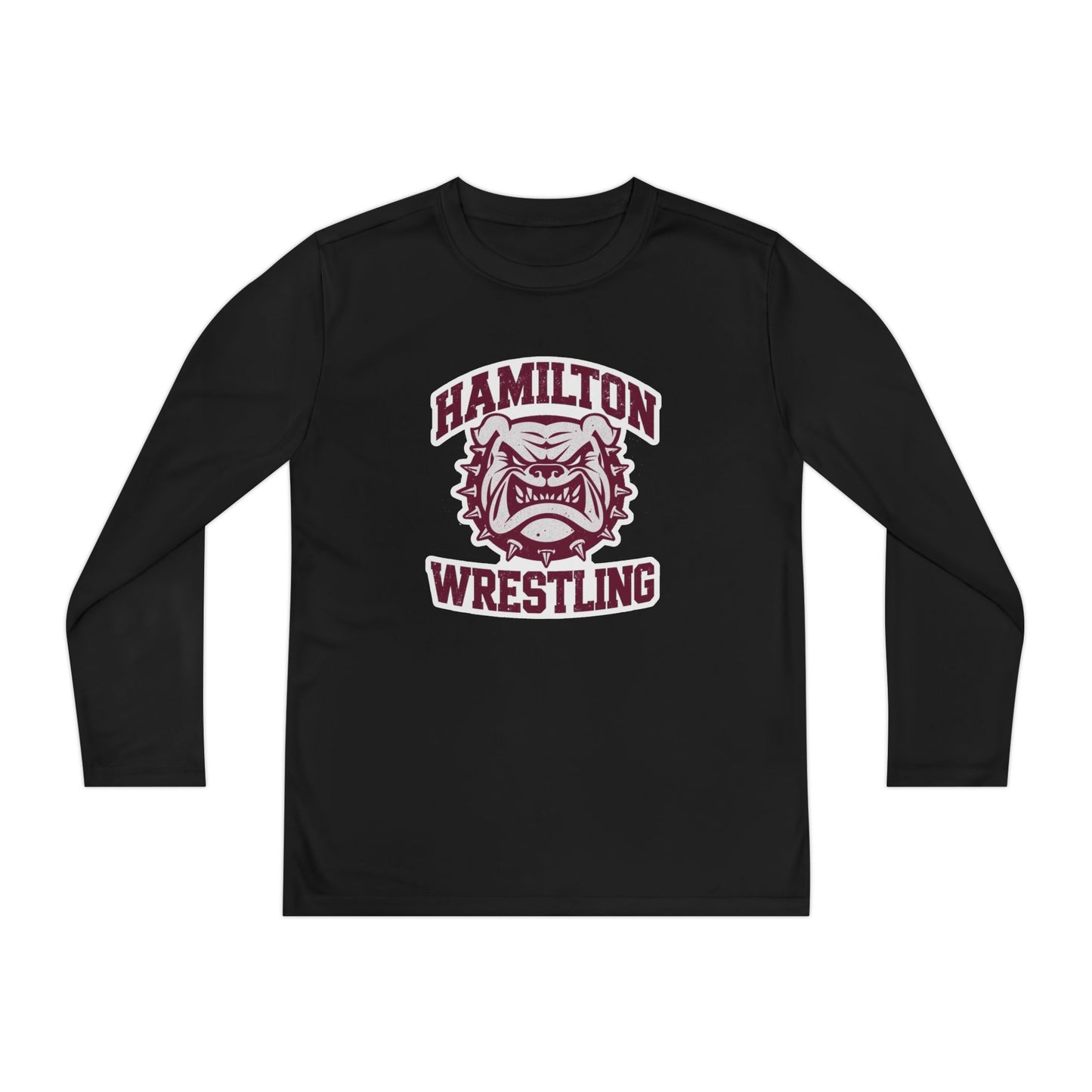 Youth Long Sleeve Tee \ Hamilton Aggies Wrestling \ HAW2