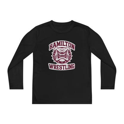 Youth Long Sleeve Tee \ Hamilton Aggies Wrestling \ HAW2