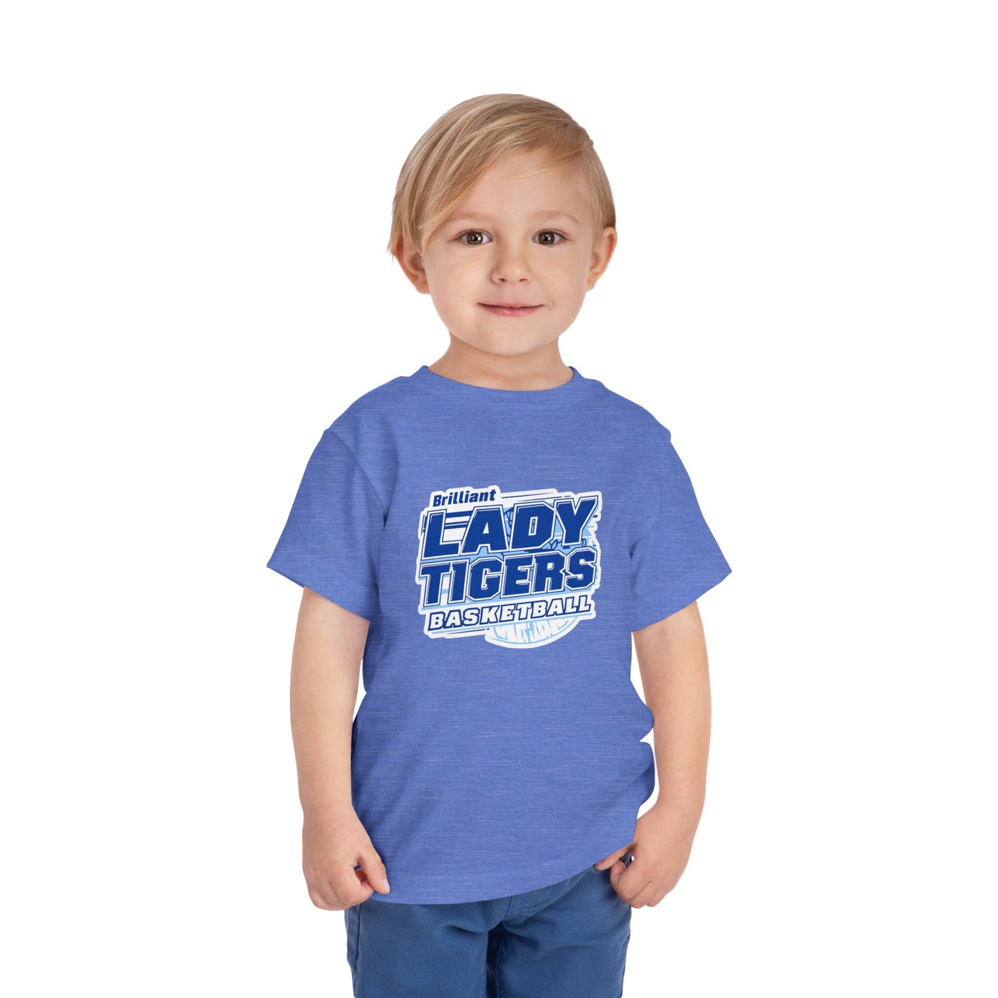 Toddler Tee \ Brilliant Tigers Basketball \ BTBKG2