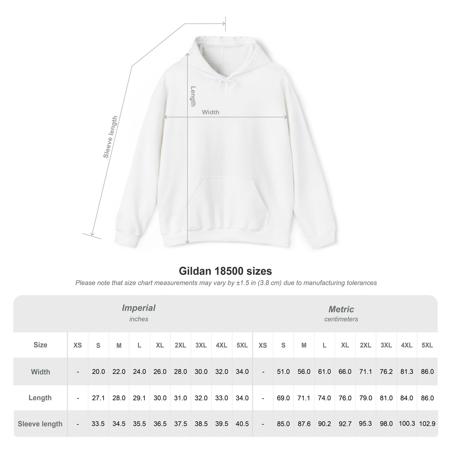 Adult Hoodie Sweatshirt \ Phillip's Bears \ PBG1