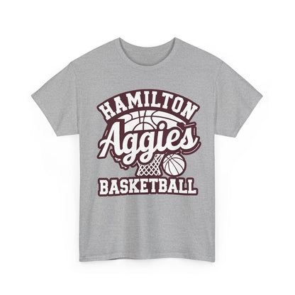 Adult Tee \ Hamilton Aggies Basketball \ HABKG1