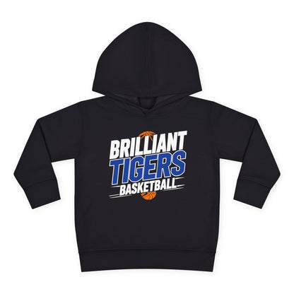 Toddler Hoodie Sweatshirt \ Brilliant Tigers Basketball \ BTBK1