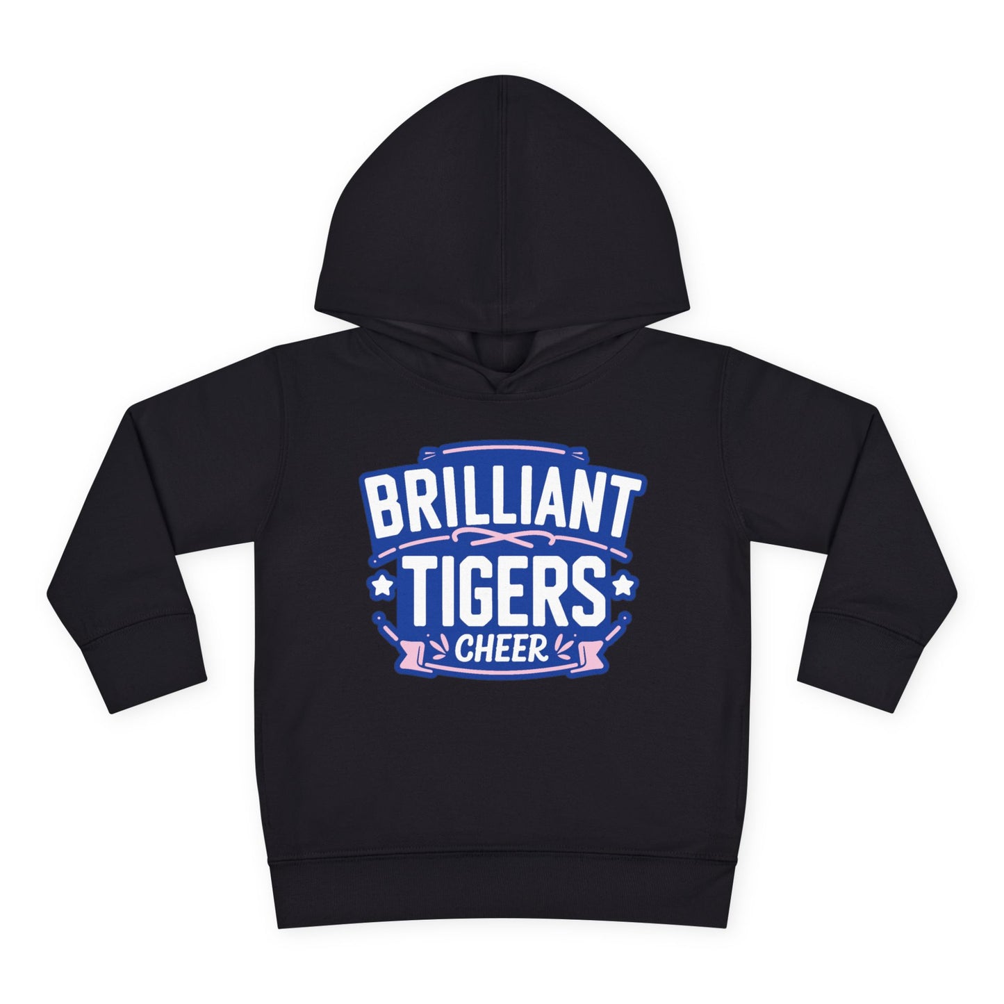 Toddler Hoodie Sweatshirt \ Brilliant Tigers Cheer \ BTC2