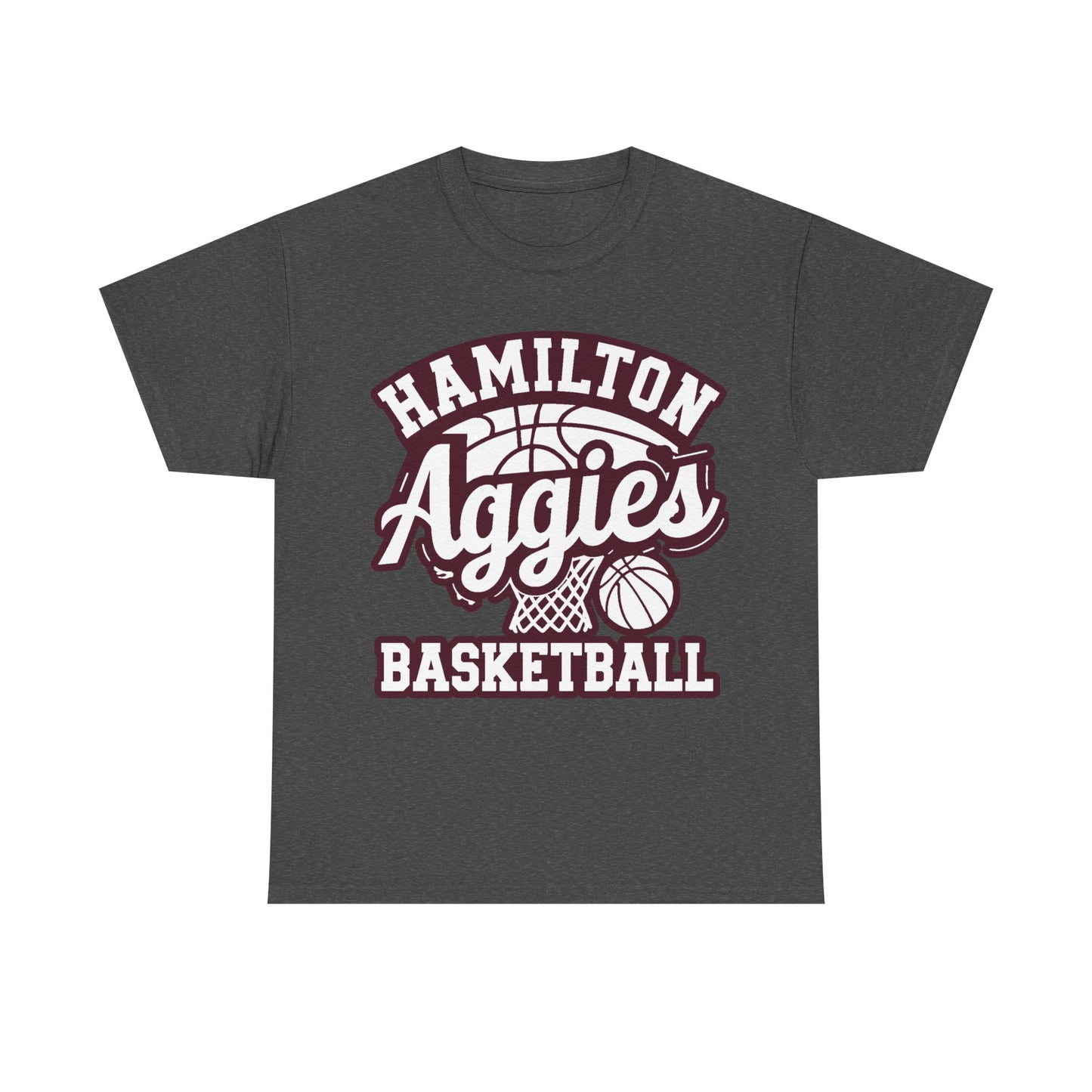 Adult Tee \ Hamilton Aggies Basketball \ HABBG1