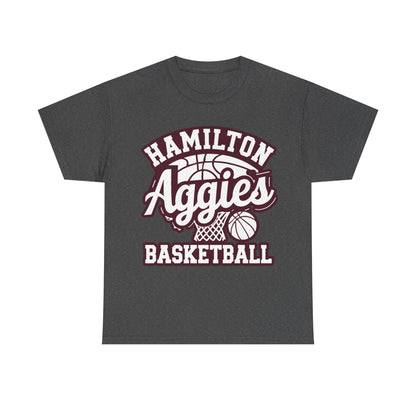 Adult Tee \ Hamilton Aggies Basketball \ HABBG1