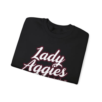 Adult Crewneck Sweatshirt \ Hamilton Aggies Basketball \ HABBG2