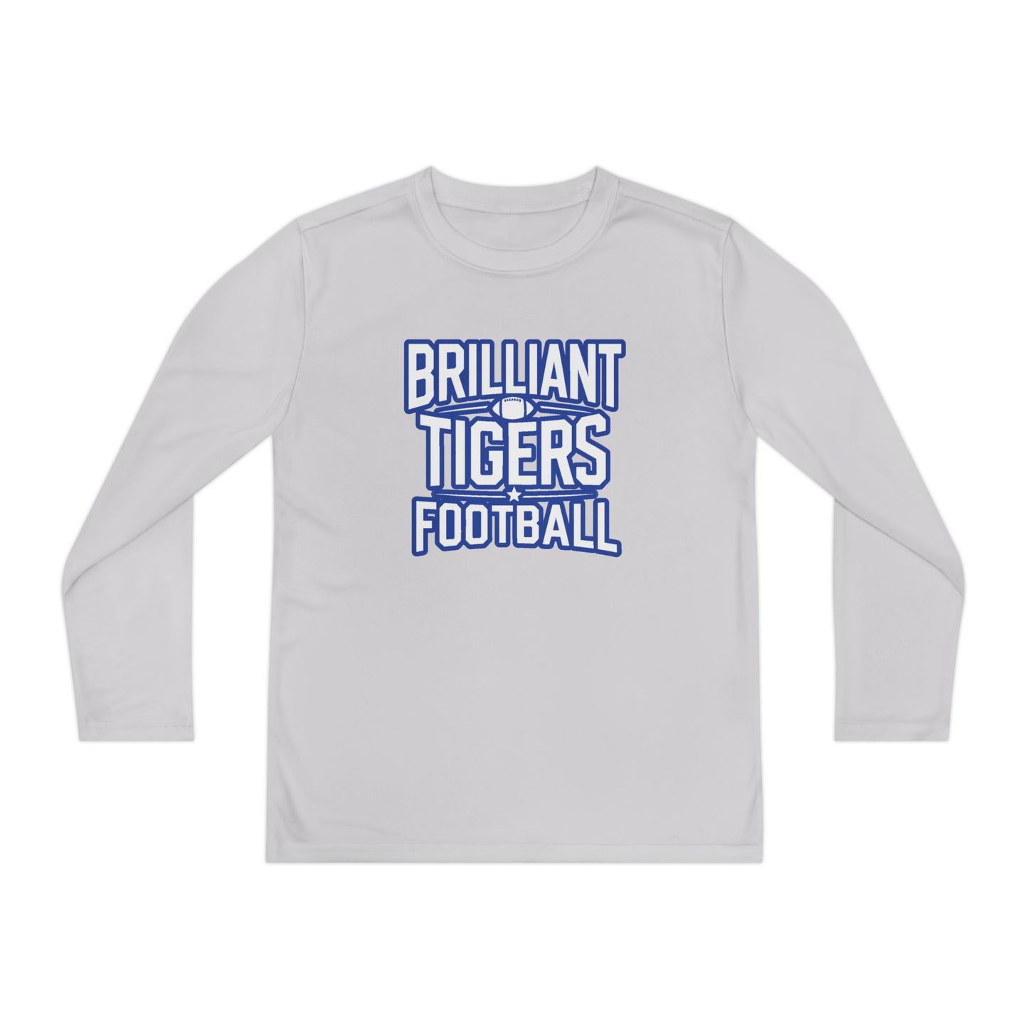 Youth Long Sleeve Tee \ Brilliant Tigers Football \ BTF1