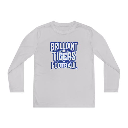 Youth Long Sleeve Tee \ Brilliant Tigers Football \ BTF1