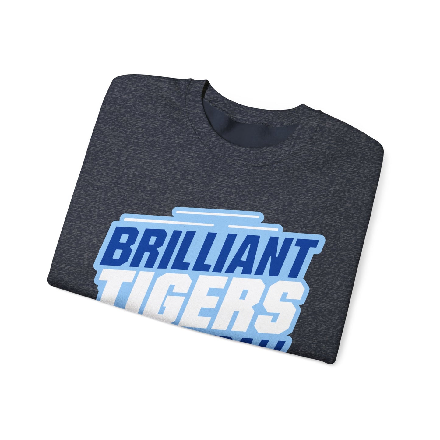 Adult Crewneck Sweatshirt \ Brilliant Tigers Basketball \ BTBK2