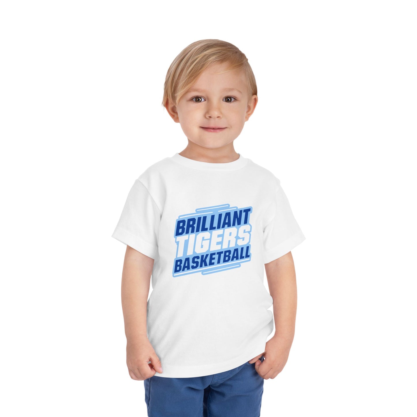 Toddler Tee \ Brilliant Tigers Basketball \ BTBK2