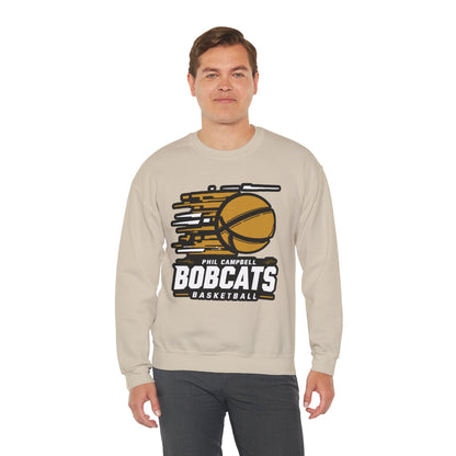 Adult Crewneck Sweatshirt \ Phil Campbell Bobcats Basketball \ PCBBK2