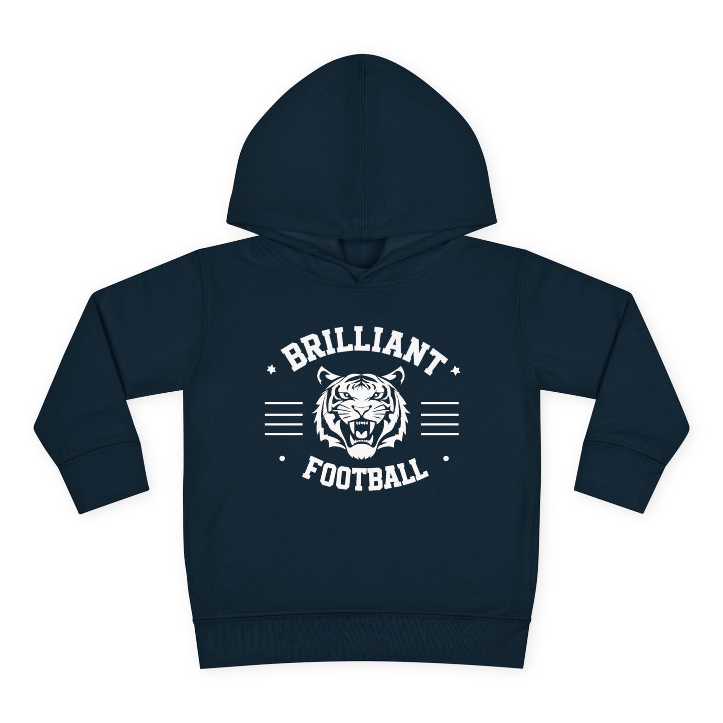 Toddler Hoodie Sweatshirt \ Brilliant Tigers Football \ BTF2
