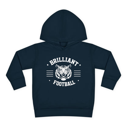 Toddler Hoodie Sweatshirt \ Brilliant Tigers Football \ BTF2