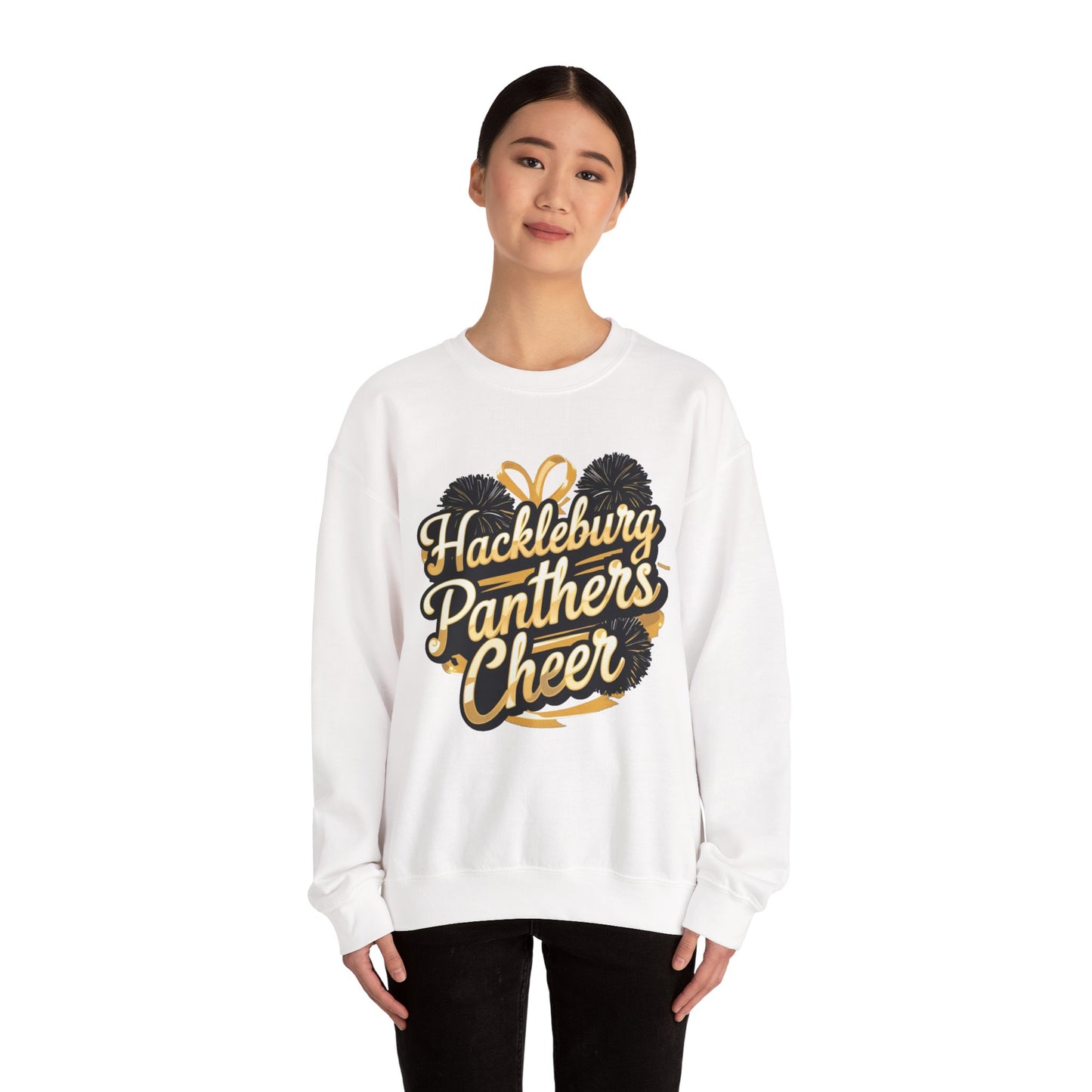 Adult Crewneck Sweatshirt \ Hackleburg Panthers Cheer \ HPC2