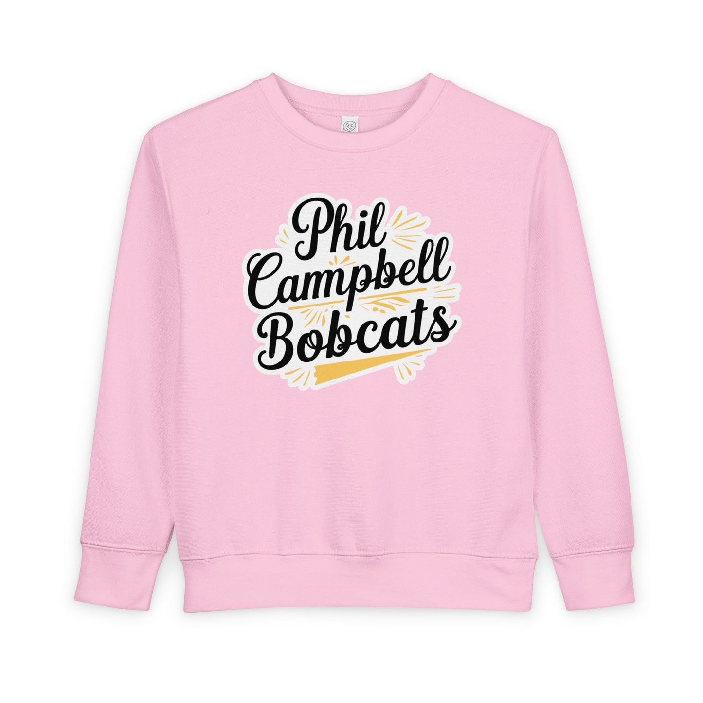 Toddler Crewneck Sweatshirt \ Phil Campbell Bobcats \ PCBG2