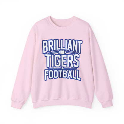 Adult Crewneck Sweatshirt \ Brilliant Tigers Football \ BTF1