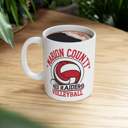 Coffee Mug \ Marion County Red Raiders Volleyball \ MCV1