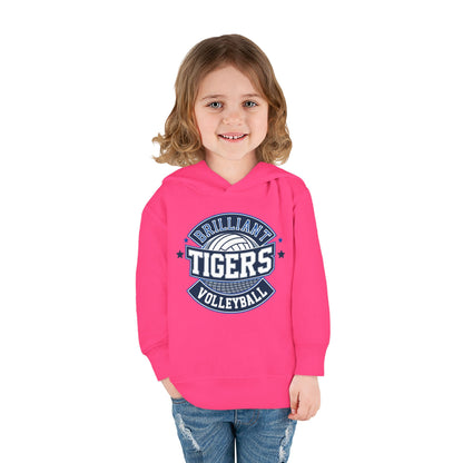 Toddler Hoodie Sweatshirt \ Brilliant Tigers Volleyball \ BTV1