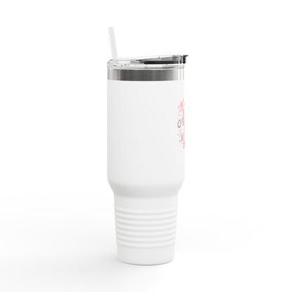 40oz Insulated Tumbler \ Hamilton Aggies Wrestling \ HAWG1