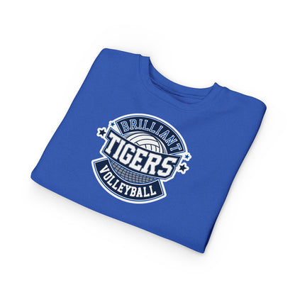 Toddler Hoodie Sweatshirt \ Brilliant Tigers Volleyball \ BTV1