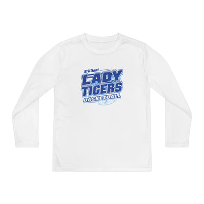 Youth Long Sleeve Tee \ Brilliant Tigers Basketball \ BTBKG2