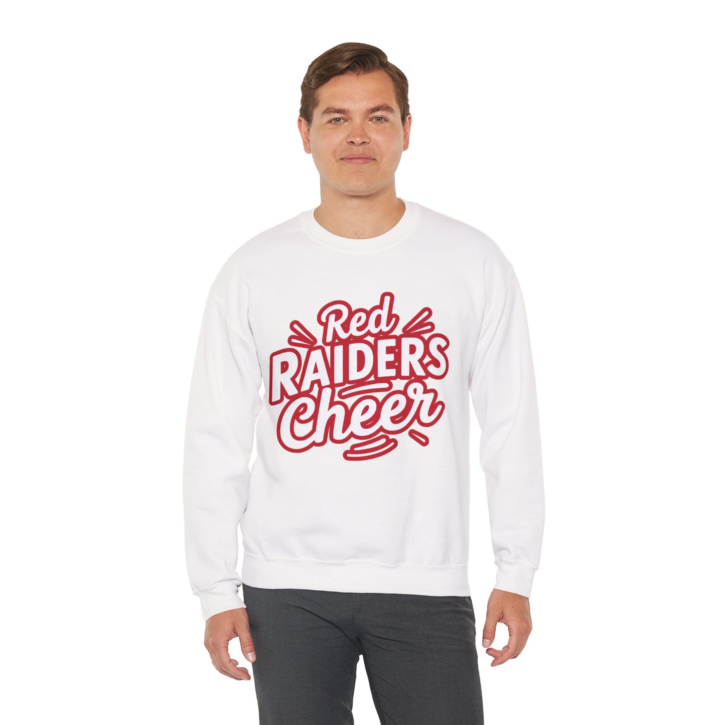 Adult Crewneck Sweatshirt \ Marion County Red Raiders Cheer \ MCC1