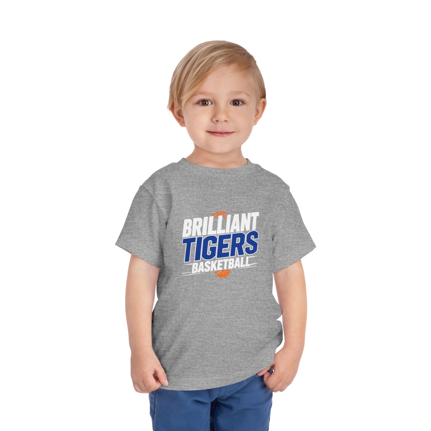 Toddler Tee \ Brilliant Tigers Basketball \ BTBK1