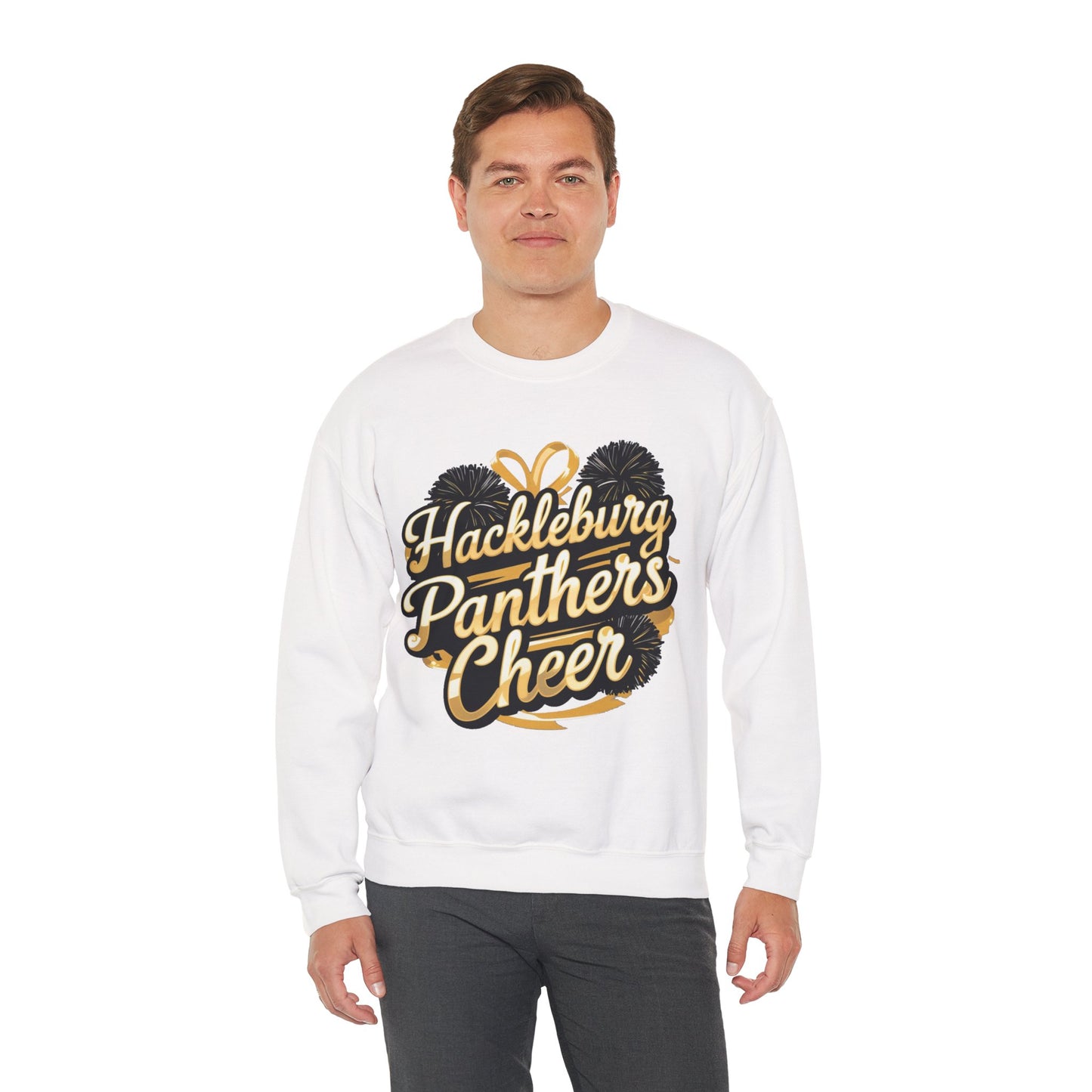 Adult Crewneck Sweatshirt \ Hackleburg Panthers Cheer \ HPC2