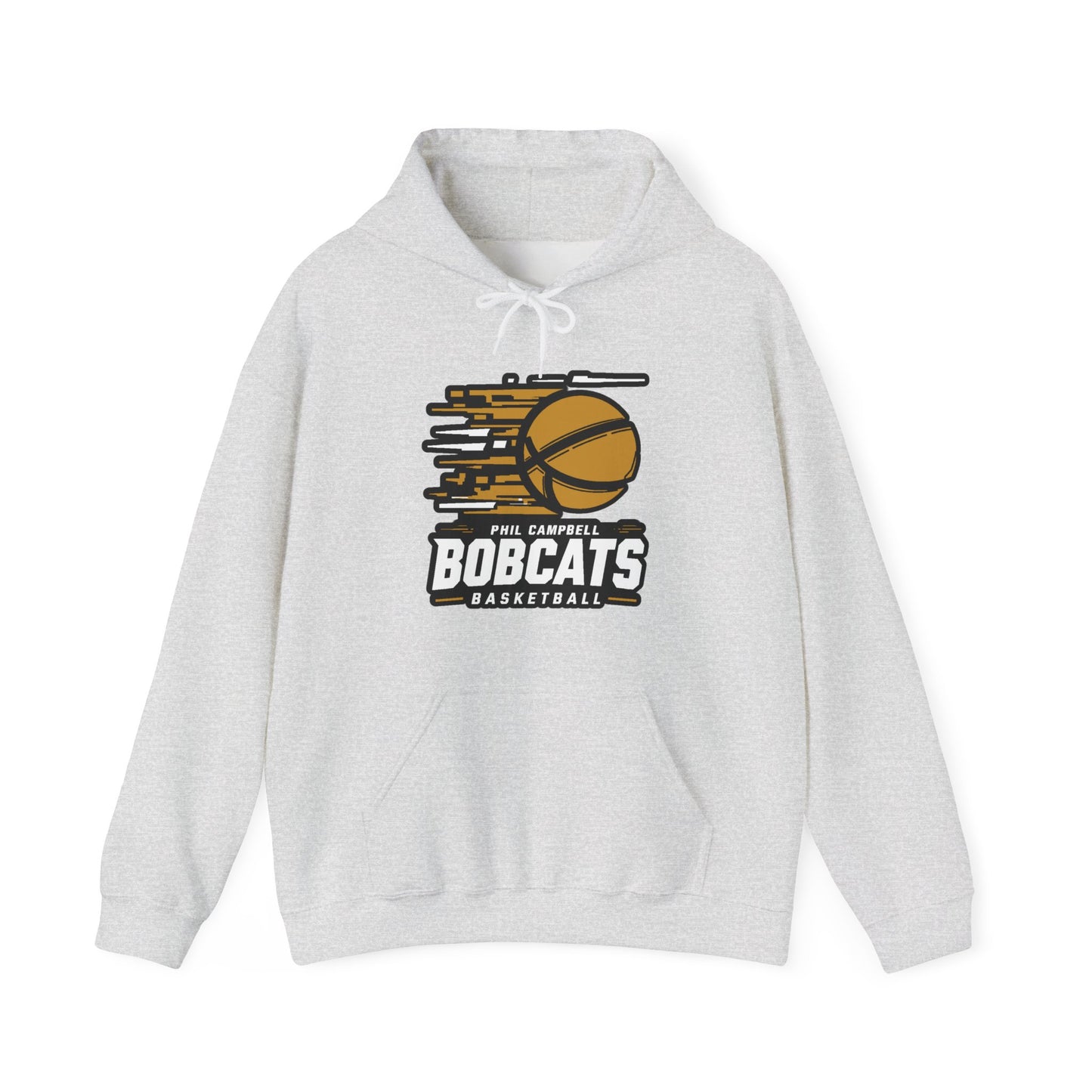 Adult Hoodie Sweatshirt \ Phil Campbell Bobcats Basketball \ PCBBK2