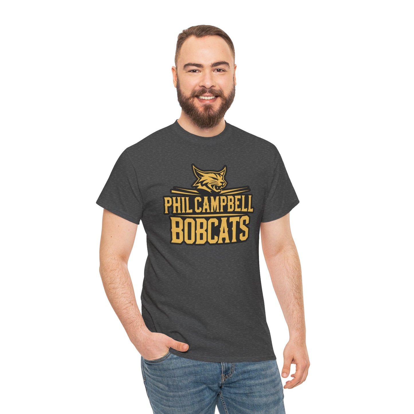 Adult Tee \ Phil Campbell Bobcats \ PCB2