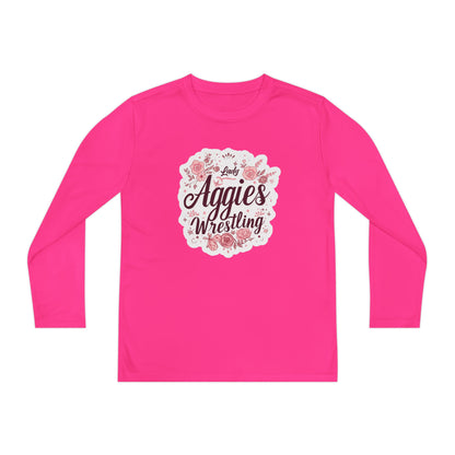 Youth Long Sleeve Shirt \ Hamilton Aggies Wrestling \ HAWG1