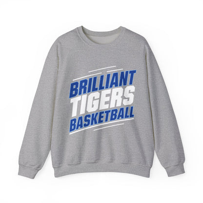 Adult Crewneck Sweatshirt \ Brilliant Tigers Basketball \ BTBK2