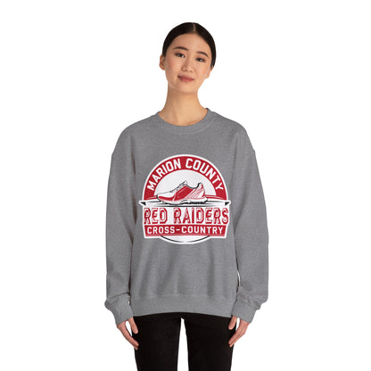 Adult Crewneck Sweatshirt \ Marion County Red Raiders Cross-Country \ MCCC1