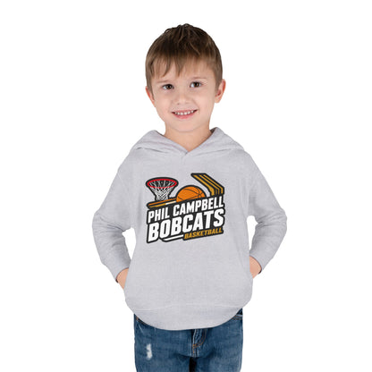 Toddler Hoodie Sweatshirt \ Phil Campbell Bobcats Basketball \ PCBBK1