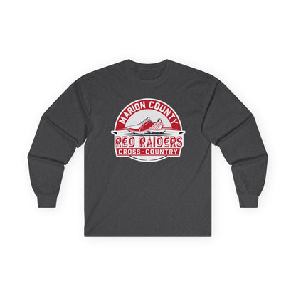 Adult Long Sleeve Tee \ Marion County Red Raiders Cross-Country \ MCCC1