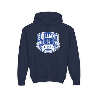 Youth Hoodie Sweatshirt \ Brilliant Tigers Cheer \ BTC1